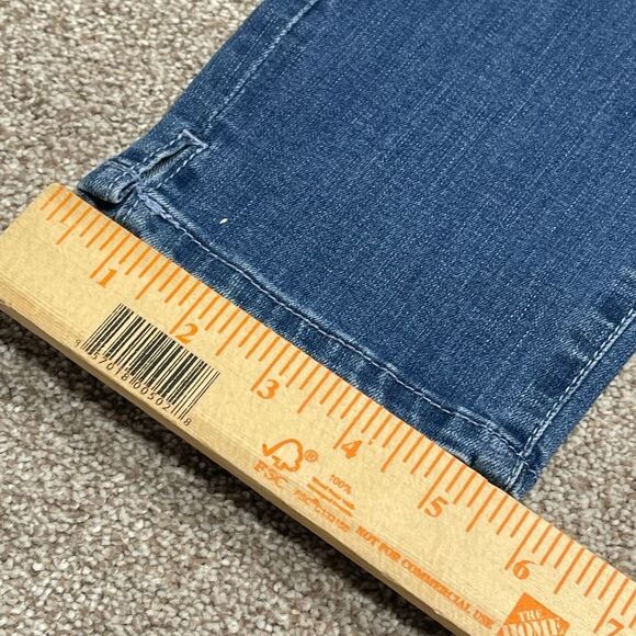 NYDJ womens pullon skinny cool embrace jeans sz 0 dark wash stretch denim nwt - Picture 4 of 12